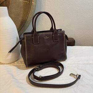 ‼️SALE Kate Spade Small Tote Purse Crossbody Deep Plum Business Career Classic